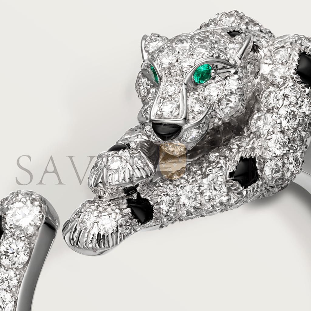 Ca*t*er panthÈre white gold de Ca*t*er earrings h8000330